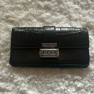 Brighton Vintage Black Leather  Wallet
